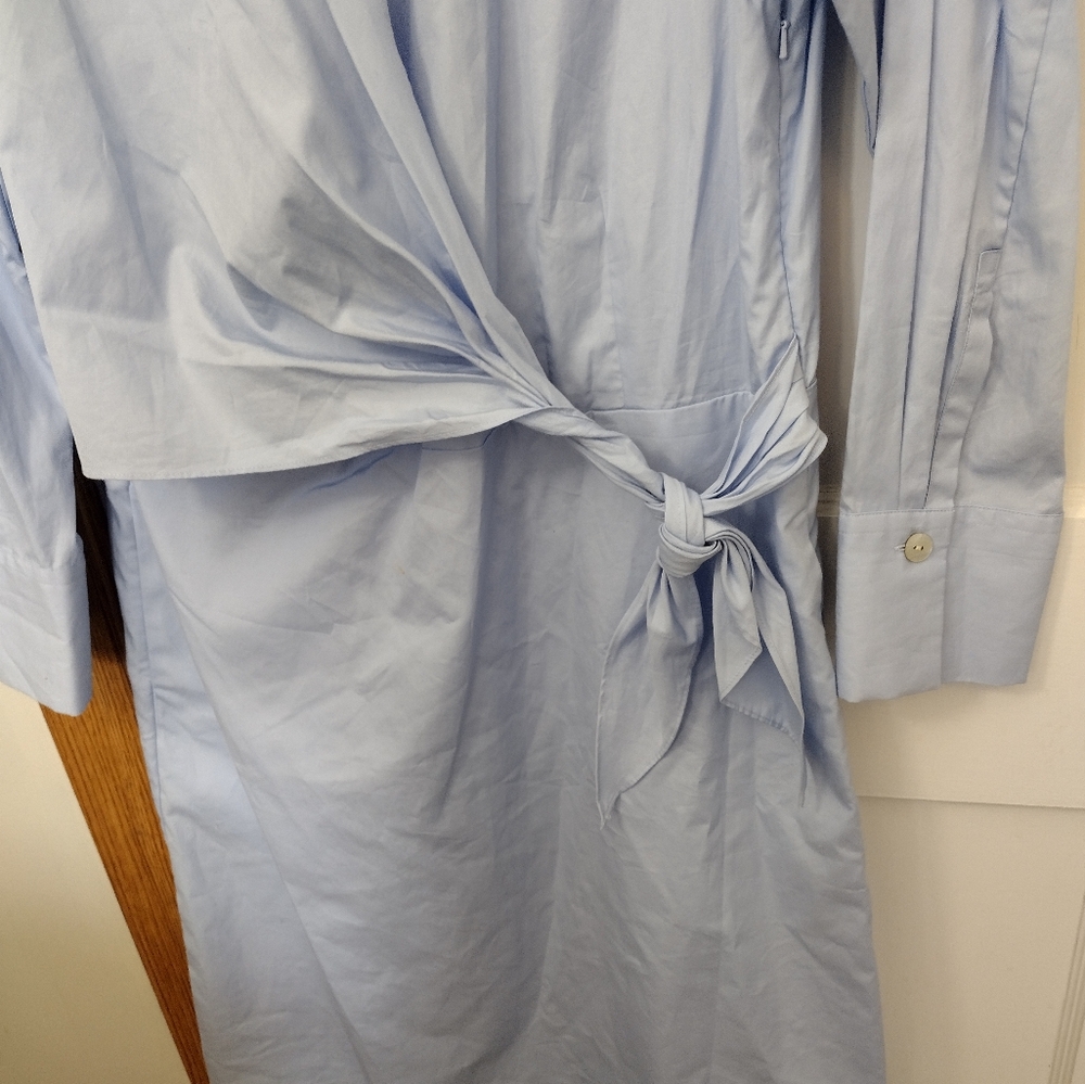 Vince Wrap Bodice Shirt Dress size 6 NWT - Picture 4 of 17